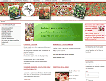 Tablet Screenshot of cuisine-des-fleurs.floralice.com